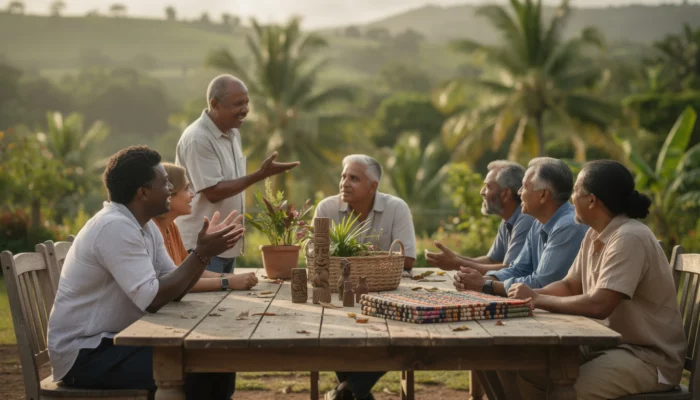 Community management à l'île Maurice